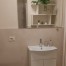 Private bathroom in the room with large shower and equipped with all sanitary fixtures