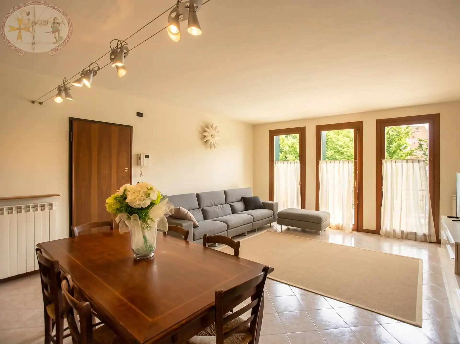 Soggiorno appartamento Castleview tricamere castleview a soave soggiorno