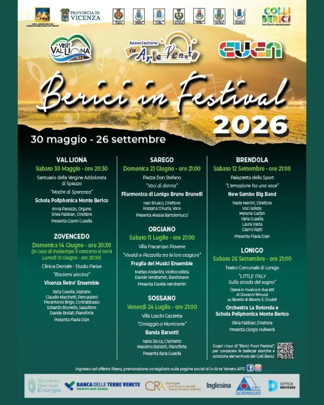 Locandina Berici in Festival