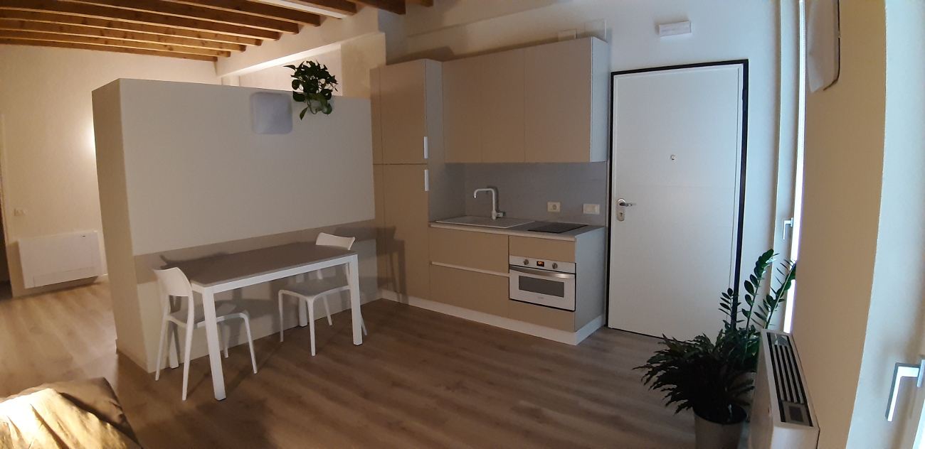 newly built studio Loft L1 kitchen